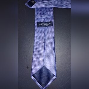 Westbury Blue & Purple Men's Silk Tie